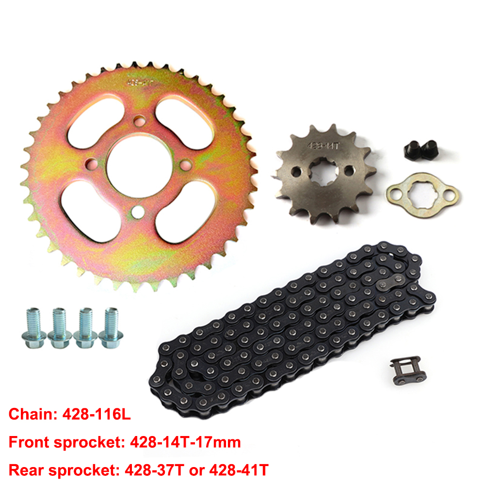 428 Chain - ATV 428 piñón trasero delantero 116