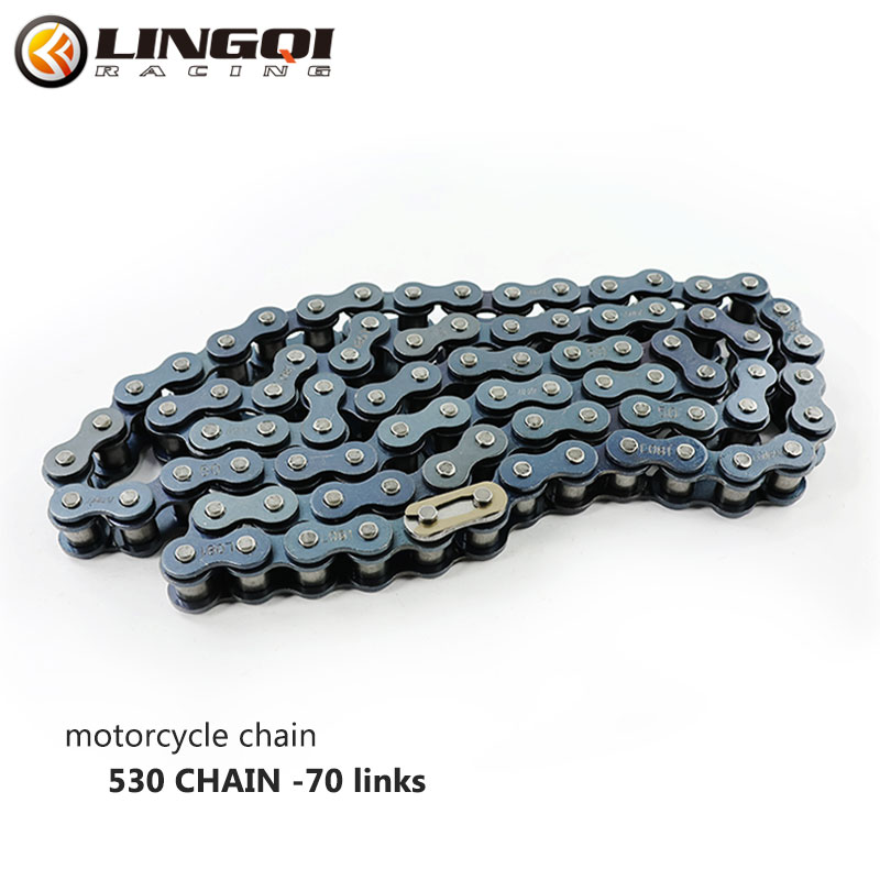 530 Chain - LINGQI-Cadena de Motor de Metal para