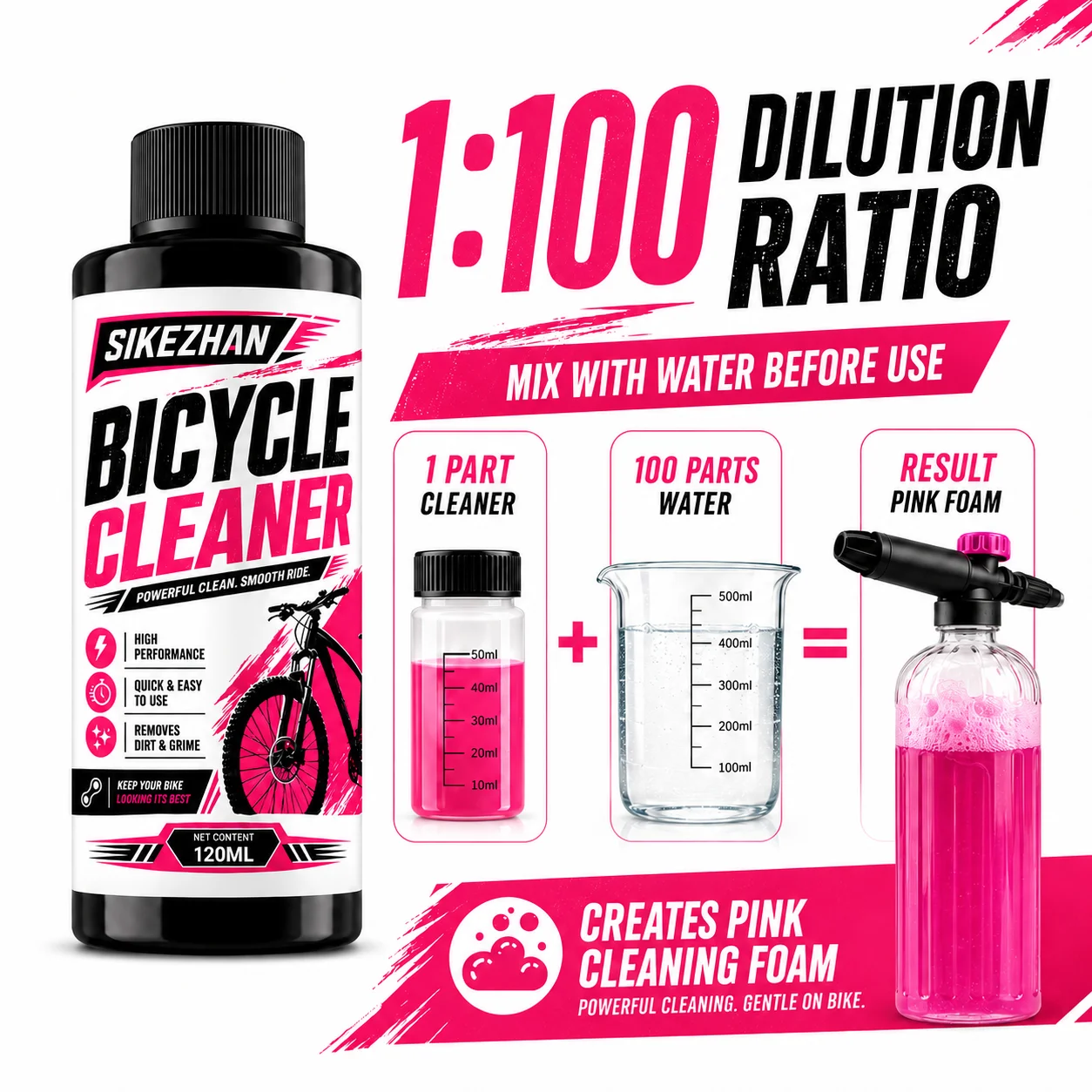 SIKEZHAN 120ml Limpiador de Bi - Chain Breaker reseña y precio