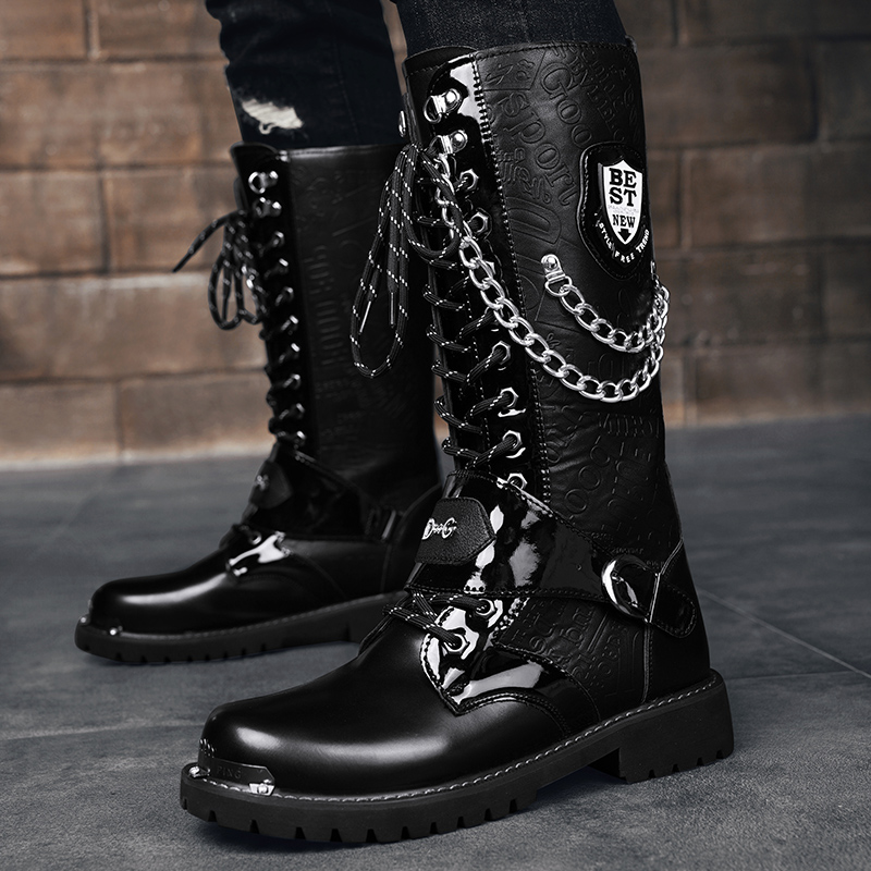 Botas casuales de caña alta pa - Motorcycle Chain reseña y precio