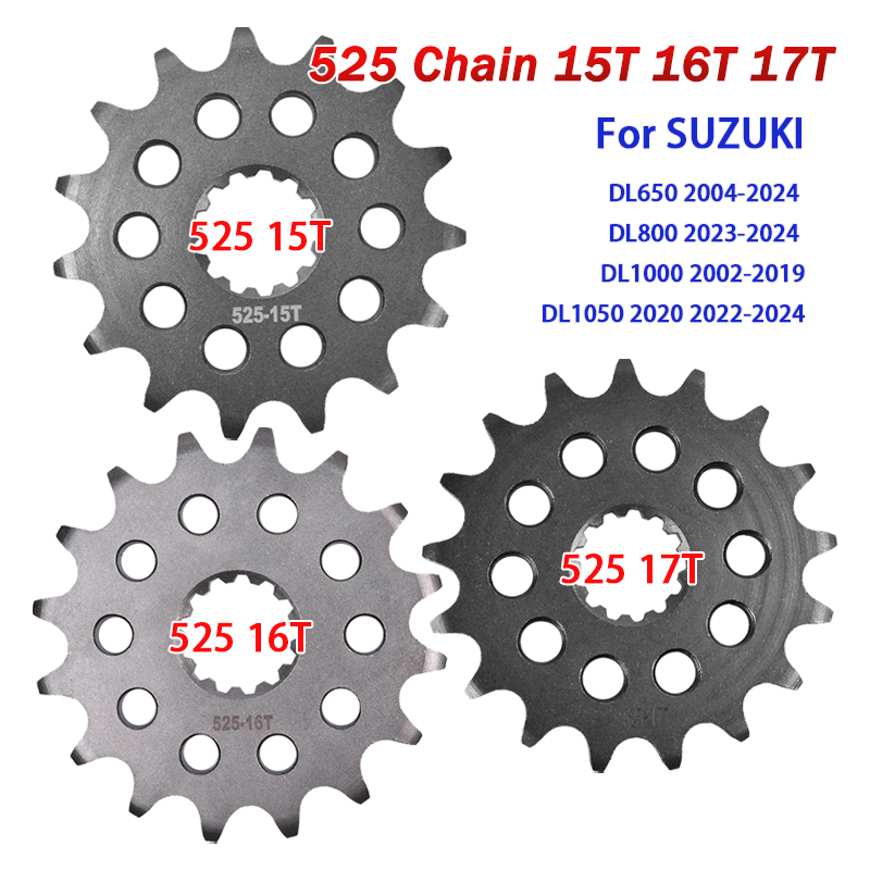 Piñón Delantero 525 15T 16T 17 - 428 Chain reseña y precio