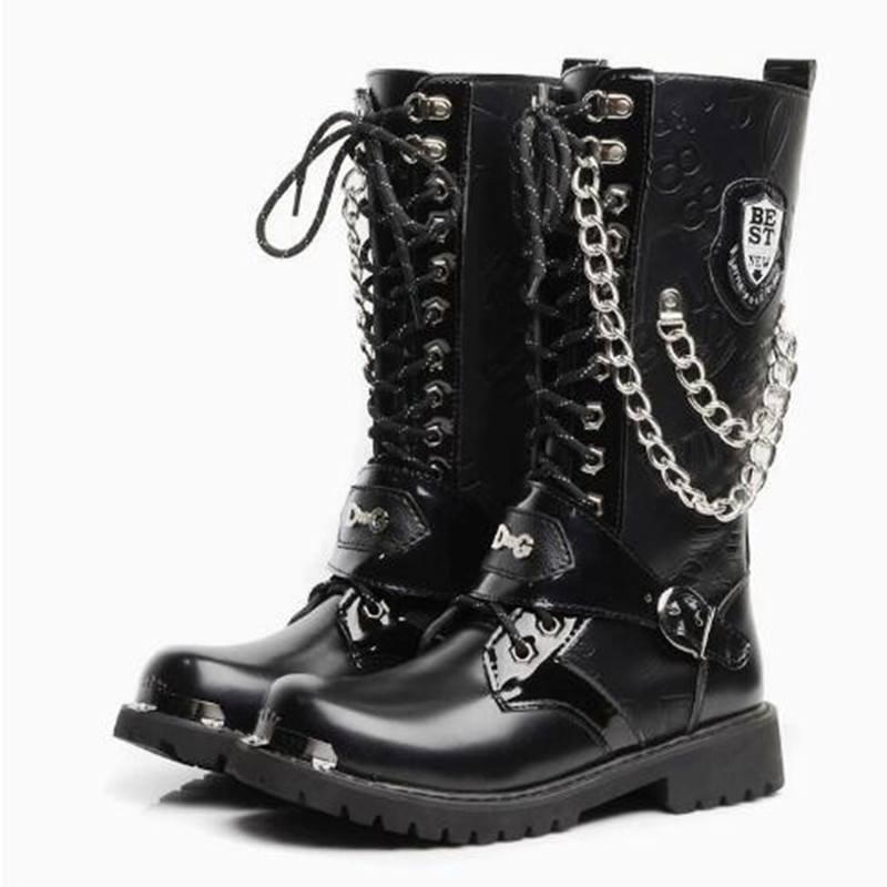 Botas de Motocicleta de Lujo p - Steel Chain reseña y precio