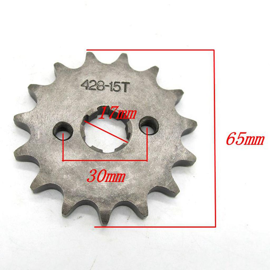 Piñón Delantero de Acero de 15 - 428 Chain reseña y precio